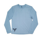 Lightweight Long Sleeve Court Tee // Faded Blue (Large)