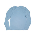 Lightweight Long Sleeve Court Tee // Faded Blue (Large)