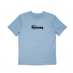Lightweight Court Tennis Tee // Faded Blue (Small)