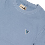 Off-Court Tee // Faded Blue (Medium)