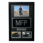 Mad Max // Mel Gibson's V8 Interceptor License Plate Collage // Framed