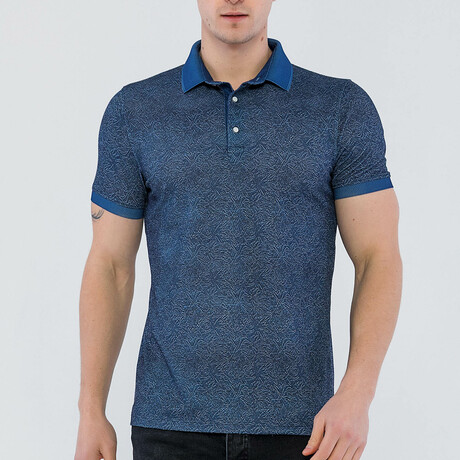 Haider Polo Shirt Short Sleeve // Navy (S)