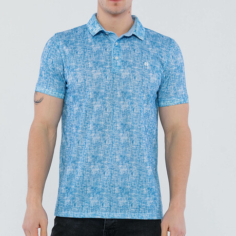 Fabian Polo Shirt Short Sleeve // Blue (S)