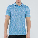 Fabian Polo Shirt Short Sleeve // Blue (L)