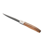 Laguiole Expression // 4-Piece Steak Knife Set // Olive Wood