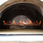 Pinnacolo Ibrido (Hybrid) Gas Wood Pizza Oven