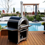 Pinnacolo Ibrido (Hybrid) Gas Wood Pizza Oven