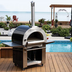 Pinnacolo Ibrido (Hybrid) Gas Wood Pizza Oven