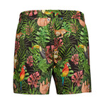 Jungle Swim Trunks // Green (S)
