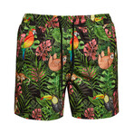 Jungle Swim Trunks // Green (S)