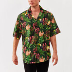 Jungle Button Down Shirt // Green (XS)