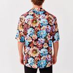 Floral Button Down Shirt // Multicolor (XL)
