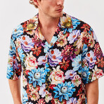 Floral Button Down Shirt // Multicolor (XL)