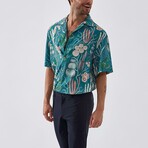 Flora Button Down Shirt // Mint (S)