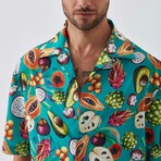 Fruit-Forward Button Down Shirt // Mint (S)