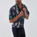 Joshua Button Down Shirt // Navy (XL)