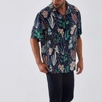 Joshua Button Down Shirt // Navy (XL)