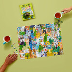 Cat Plant Exchange // 500 Piece Jigsaw Puzzle