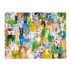 Cat Plant Exchange // 500 Piece Jigsaw Puzzle