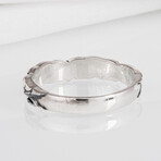 Viking Ravens + Ancient Ornament Ring // Silver (6)