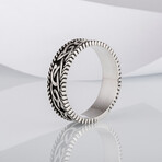 Ring with Norse Ornament // Silver (6)