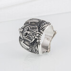 Silver Ring with Helmet and Shield (8)