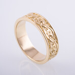 14K Gold Ring with Scandinavian Ornament (8)