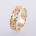 14K Gold Ring with Scandinavian Ornament (10)