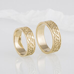 14K Gold Norse Ornament Ring (6)