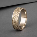 14K Gold Norse Ornament Ring (6)