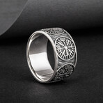 Vegvisir Silver Norse Ring (6)