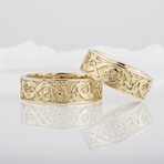 14K Gold Norse Ornament Ring (6)