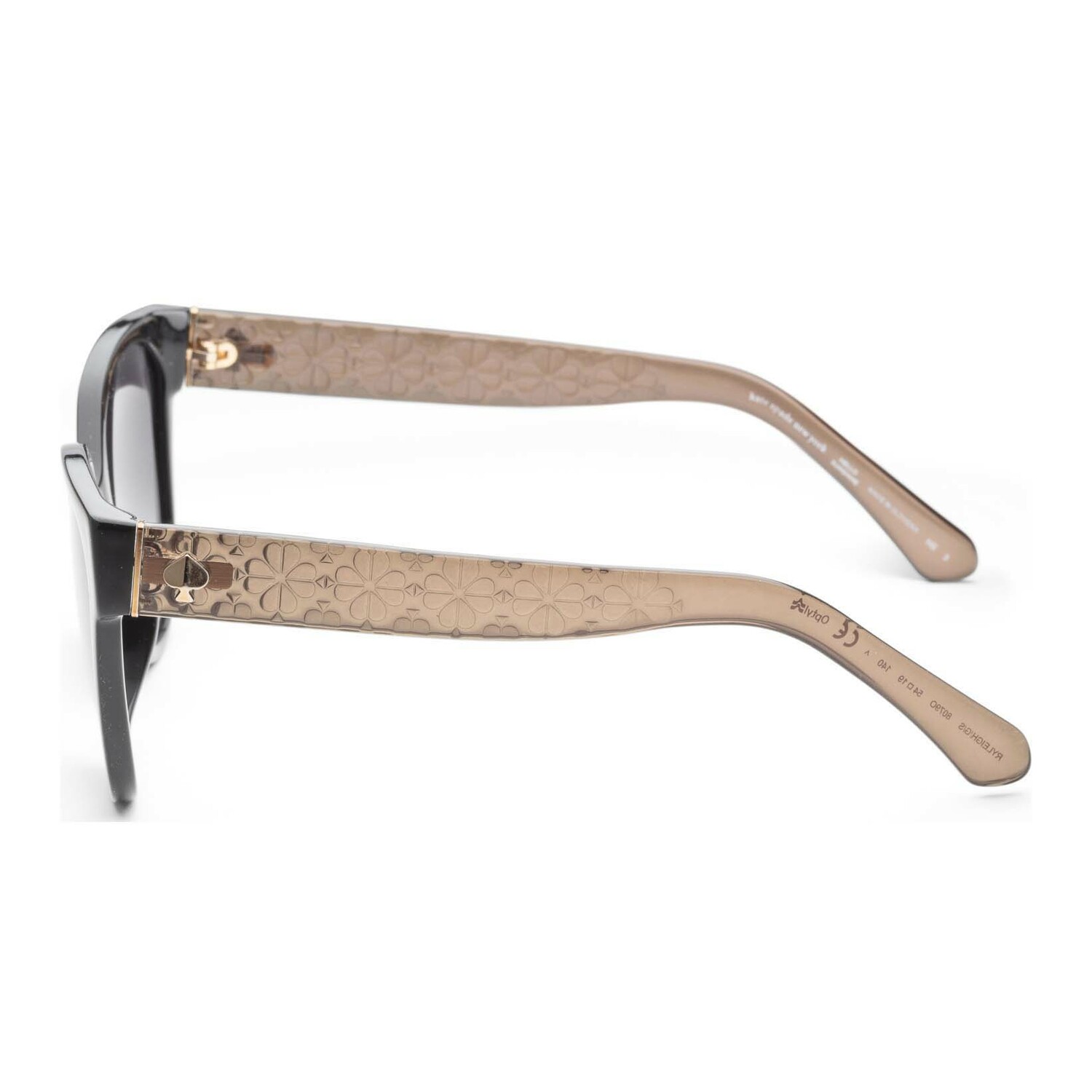 Women's Ryleigh Sunglasses // Black + Blue Gradient Kate Spade