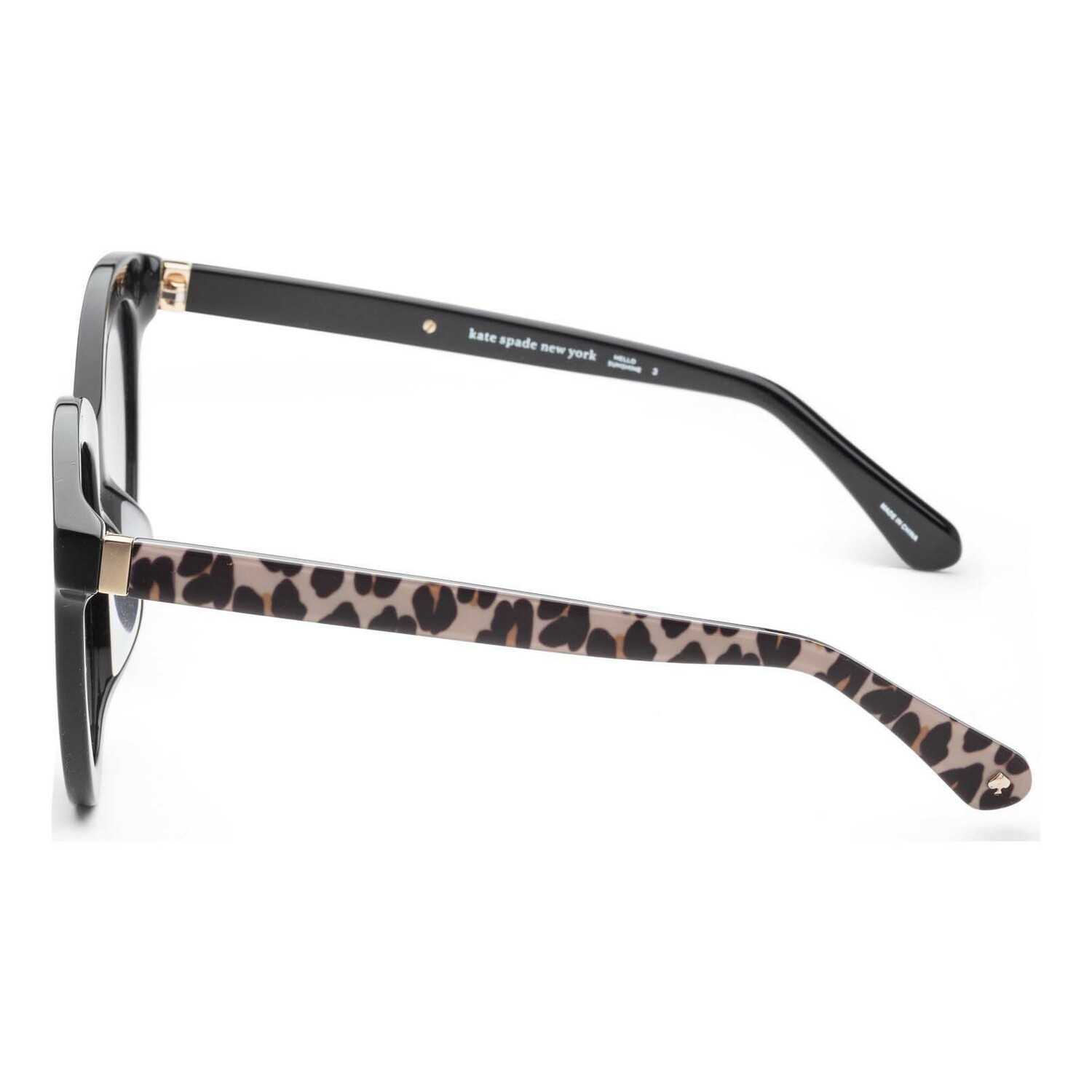 Women's Lillian Sunglasses // Black + Gray Gradient Kate Spade