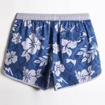 4.5" Swim Trunks // Vintage Stretch // Icy Floral (M)