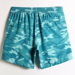 7" Swim Trunks // Stretch // Green Camo (XS)