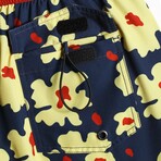 4.5" Swim Trunks // Vintage Stretch // Omelets Flower (XS)