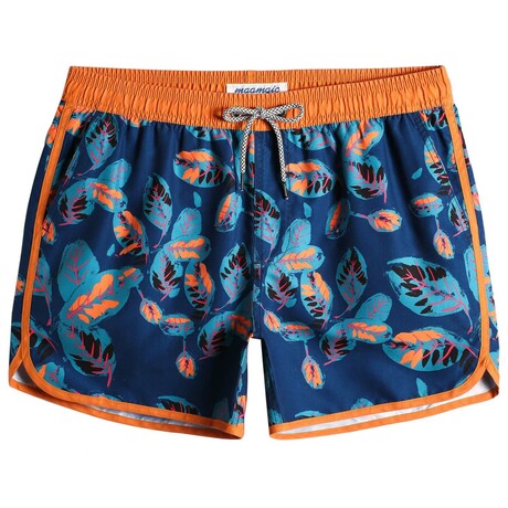 4.5" Swim Trunks // Vintage Fallen Leaves (XS)