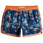 4.5" Swim Trunks // Vintage Fallen Leaves (2XL)