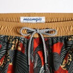 4.5" Swim Trunks // Vintage Stretch // Leopard Infested (XS)