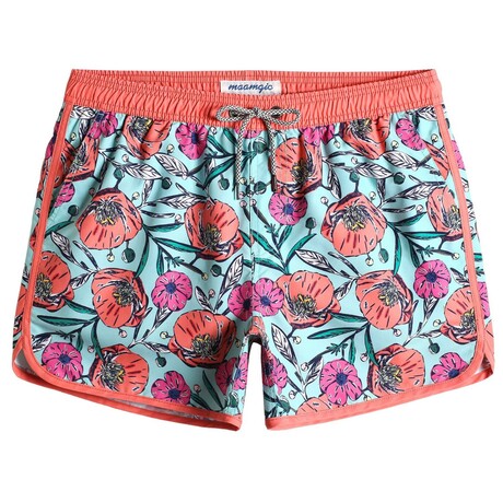 4.5" Swim Trunks // Vintage Budding Flowers (XS)