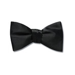 Charmeuse Bow Tie // Black