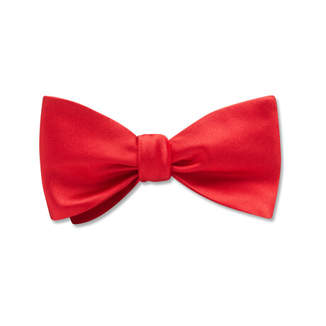 Somerville Persimmon Bow Tie // Red