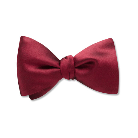 Somerville Wine Bow Tie // Red