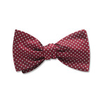 Oriel Wine Bow Tie // Red