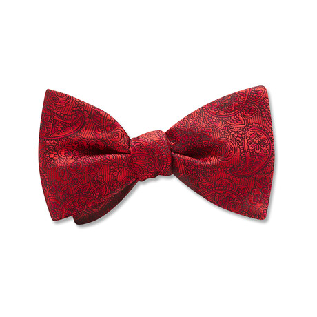 Pembroke Persimmon Bow Tie // Red