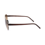 Unisex P8677 Sunglasses // Gold