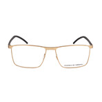 Men's P8326 Optical Frames // Gold