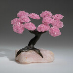 Rose Quartz Gemstone Tree on Rose Quartz V // The Eternal Love Tree // 3.4 lb