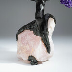 Amethyst Gemstone Tree on Rose Quartz I // The Positivity Tree // 5.6 lb